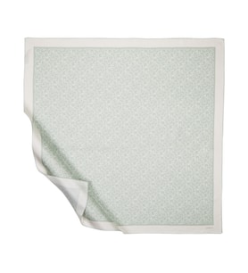İpekevi Typo Monogram Mint Yeşili Tivil İpek Eşarp