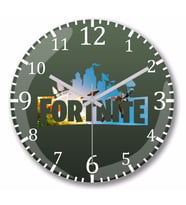 Fortnite     Duvar Saati Bombeli  Gercek Cam
