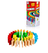 Domino - Zeka Strateji Oyunu - Doğal Ahşap Kutu Oyunu