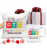 Att Kupa Bardağı ve Yastığı Hediye Seti (Model 1)