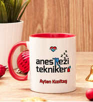 Anestezi Teknikerine Hediye Renkli Kupa Bardak