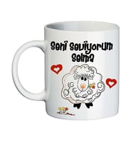 Kuzum Benim Sevgiliye Sevgililer Günü Hediyesi İsimli Kupa Bardak