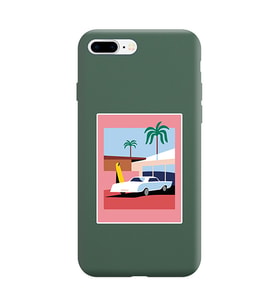 Koyu Yeşil Lansman Telefon Kılıfı Iphone 8 Plus