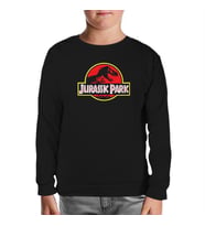 Jurassic Park - Shadow Siyah Çocuk Sweatshirt