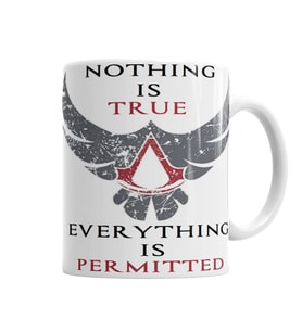 Assassin Creed Nothing is True Kupa Bardak Porselen