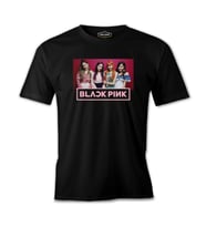 Black Pink - Pink Siyah Erkek Tshirt