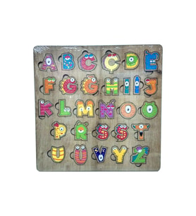 Hayal 29 Parça Türkçe Alfabe Harfler Ahşap Puzzle