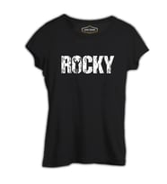 Rocky - Win Siyah Kadın Tshirt