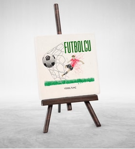 BK Gift Kişiye Özel Mesleki Futbolcu Şovaleli Doğal Taş  2