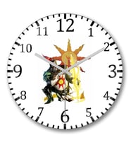 Sunlight Spear Dark Souls Duvar Saati Bombeli Gercek Cam