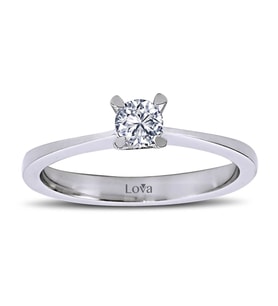 Lova G Renk 0,24 Karat Pırlanta Tektaş Yüzük - 1030054