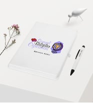 BK Gift Kişiye Özel Sosyal Bilgiler Öğretmeni Temalı Beyaz Defter Kalem Hediye Seti - 2