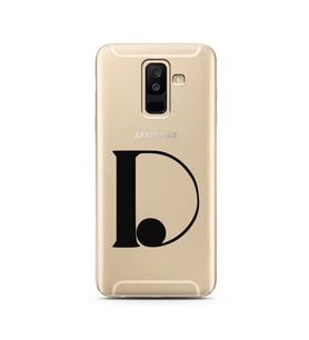 Samsung A6 Plus Harf Tasarımlı Telefon Kılıfı D-Harfi 
