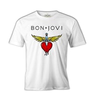 Bon Jovi Beyaz Erkek Tshirt