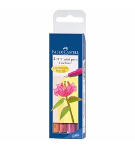 Faber Castell Pitt Artist Pens Fineliner 4lü Çizim Kalemi 167005
