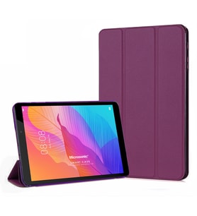Microsonic Huawei MatePad T8 8'' Kılıf Slim Translucent Back Smart Cover Mor