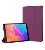 Microsonic Huawei MatePad T8 8'' Kılıf Slim Translucent Back Smart Cover Mor