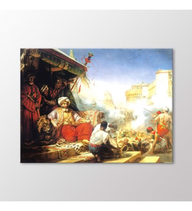 Arty Tablo Kahire'de Memlük Katliamı 1819 Tablo (Karışık)