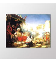 Arty Tablo Kahire'de Memlük Katliamı 1819 Tablo (Karışık)