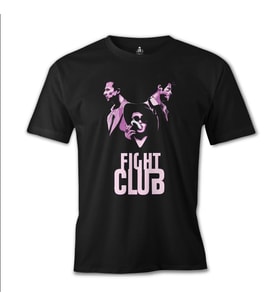 Fight Club - Smoky Siyah Erkek Tshirt