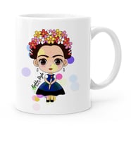 BK Gift Kişiye Özel Frida Kahlo Beyaz Kupa Bardak  6