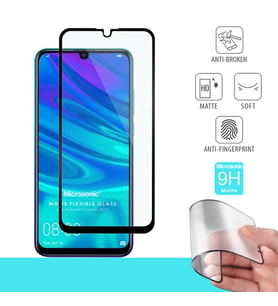 Microsonic Huawei P Smart 2019 Seramik Matte Flexible Ekran Koruyucu Siyah