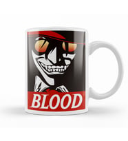 Blood  Kupa Bardak Porselen