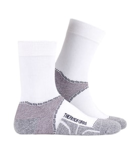 Thermoform Unisex Walking Uzun Çorap Beyaz