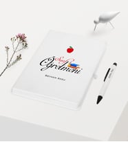 BK Gift Kişiye Özel Sınıf Öğretmeni Temalı Beyaz Defter Kalem Hediye Seti - 6