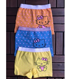 KIZ ÇOÇUK KARIŞIK RENK 3 LÜ BOXER 3-5 YAŞ