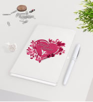 BK Gift Kişiye Özel Sevgililer Günü Beyaz Defter Kalem Seti-3