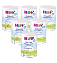 Hipp 3 Organik Combiotic Bebek Sütü 350 Gram 6 Adet