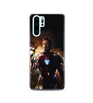 İron Man Tasarım Süper Şeffaf Silikon Telefon Kılıfı Huawei P30 Pro