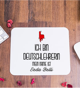 Bayan Almanca Öğretmeni Mouse Pad