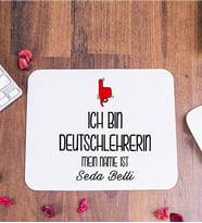 Bayan Almanca Öğretmeni Mouse Pad