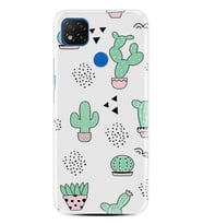 Kılıfland Xiaomi Redmi 9C Kılıf Silikon Resimli Kapak Cactus Pattern Stok 901