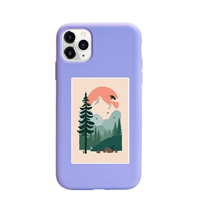 Lila Lansman Telefon Kılıfı Iphone 11 Pro
