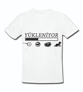 Yükleniyor Baskılı Tasarım Tişört Unisex