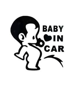 Baby İn Car Arabada Bebek Var Sticker Yapıştıma