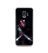 Örümcek Adam Tasarım Süper Şeffaf Silikon Telefon Kılıfı Samsung J2 Core