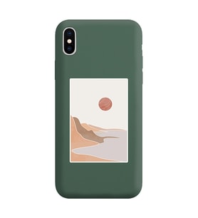 Koyu Yeşil Lansman Telefon Kılıfı Iphone Xs Max