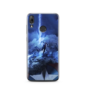 Kaptan Amerika Tasarım Süper Şeffaf Silikon Telefon Kılıfı Huawei Y7 2019