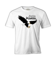 Baba Kartal Beyaz Erkek Tshirt