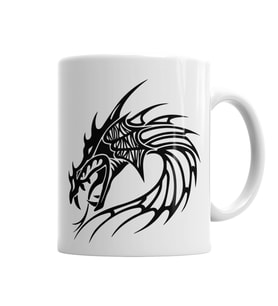 Drago Dragon Kupa Bardak Porselen
