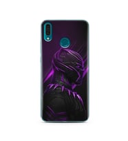 Black Panter Tasarım Süper Şeffaf Silikon Telefon Kılıfı Huawei Y9 2019