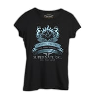 Supernatural - Join the Hunt Siyah Kadın Tshirt
