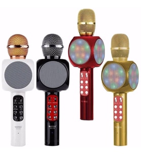 pazariz Wster Ws-1816 Led Işıklı Karaoke Mikrofon