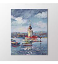 Arty Tablo Kız Kulesi Tablo (Karışık)