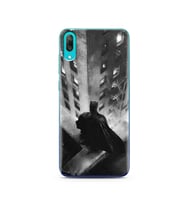 Batman Tasarım Süper Şeffaf Silikon Telefon Kılıfı Huawei Y7 Pro 2019