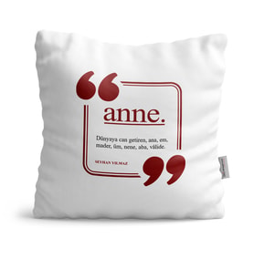 BK Gift Kişiye Özel Anne Dekoratif Yastık  32
